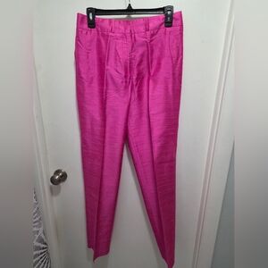 Preppy Lady Silk Pink Pants Size 8